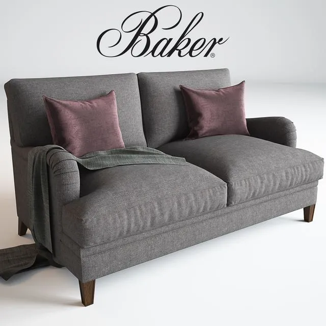 Baker Churchill Loveseat No. 6121L Michael S Smith 3dsMax Model