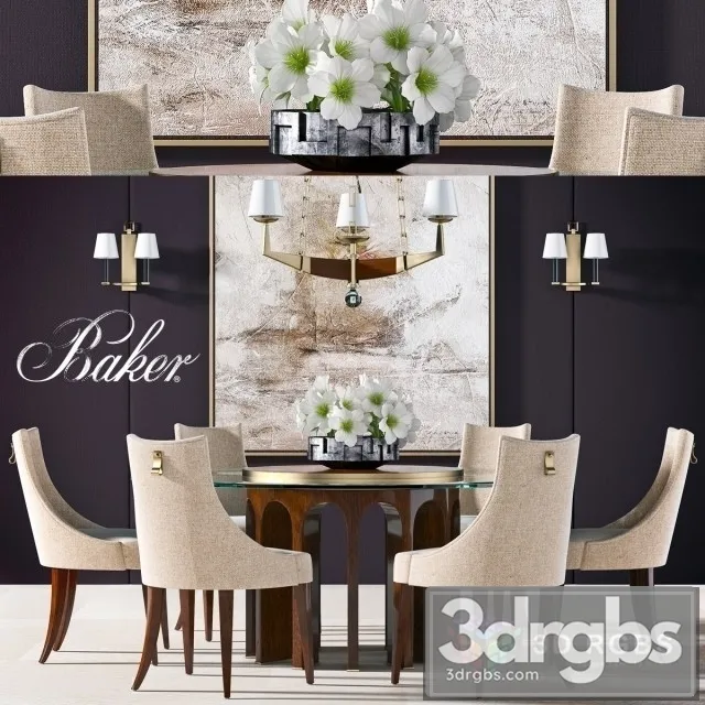 Baker Dining Table 3dsmax Download