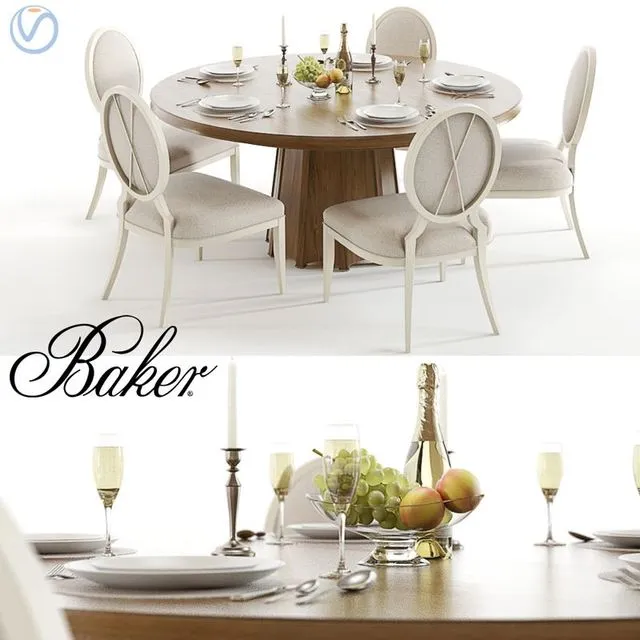 Baker Encircle and X-Back 3dsMax Model