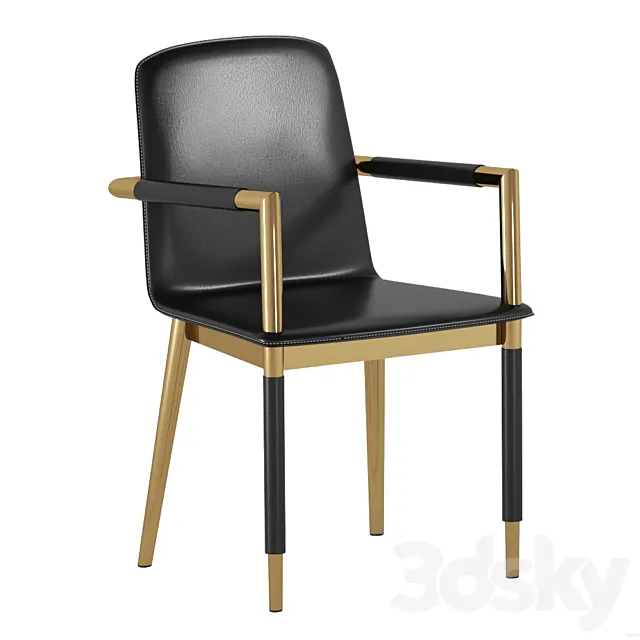 Baker – FOLIO ARM CHAIR 3DS Max Model