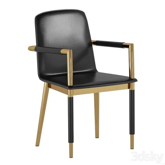 Baker – FOLIO ARM CHAIR 3dsMax Model