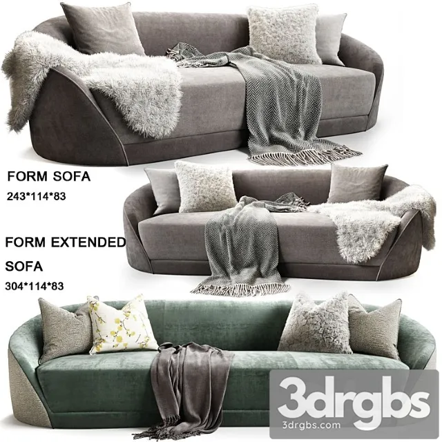 Baker Form Sofa 3dsmax Download