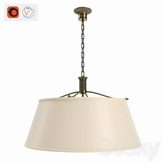 Baker furniture COURONNE CHANDELIER 3ds Max