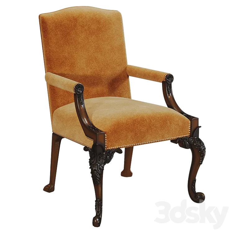 Baker Gainsborough Chair 3DS Max