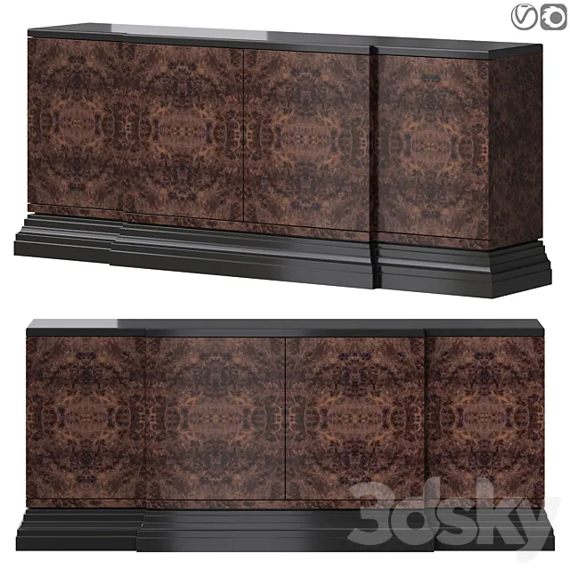 Baker Maximus Credenza 3DS Max Model