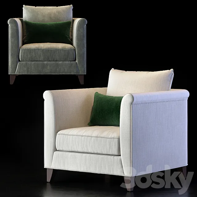 Baker Medida Chair by Laura Kirar 3ds Max