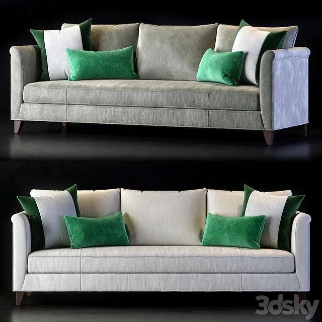 Baker Medida Sofa by Laura Kirar 3dsMax Model