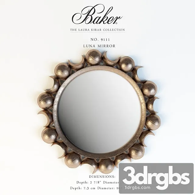 Baker No. 9111 Luna mirror 3dsmax Download