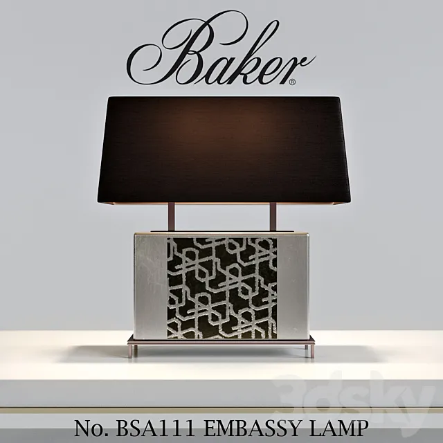 Baker No. BSA111 EMBASSY LAMP 3DS Max Model