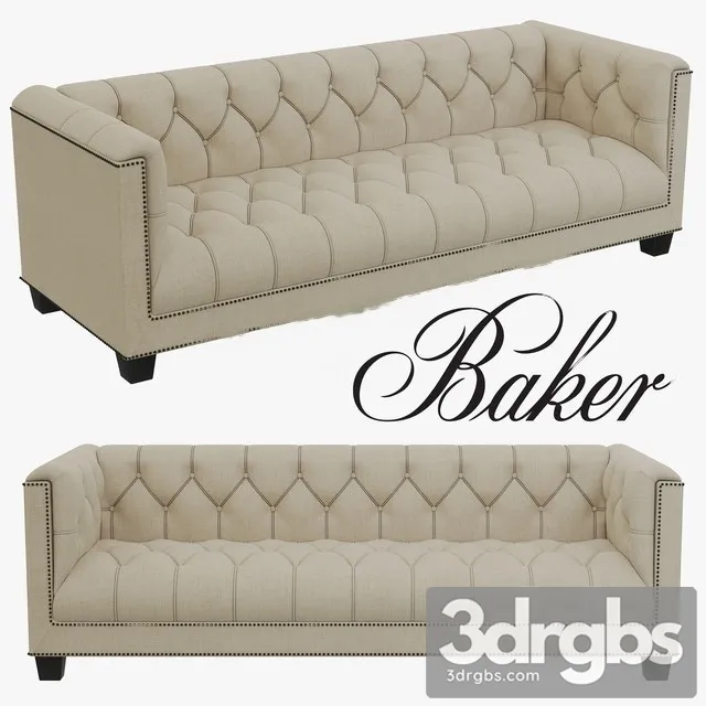 Baker Paris Love Seat Sofa 3dsmax Download