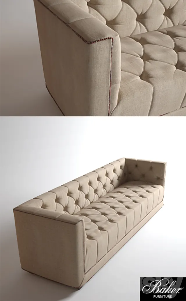 Baker Paris Sofa 3ds Max