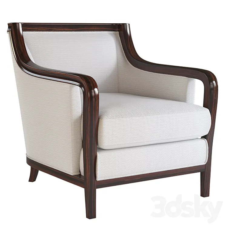 Baker Salon Chair 3DS Max Model