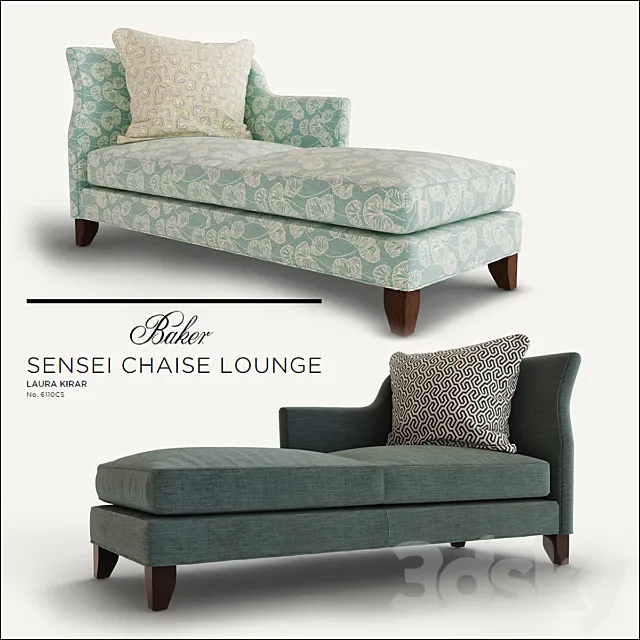 Baker SENSEI CHAISE LOUNGE LAURA KIRAR No. 6110CS 3DSMax File