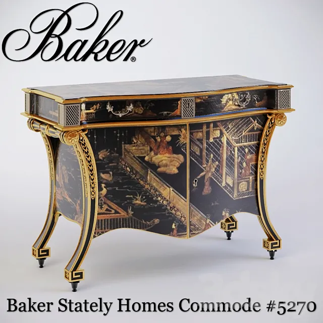 Baker Stately Homes Commode # 5270 3DS Max Model