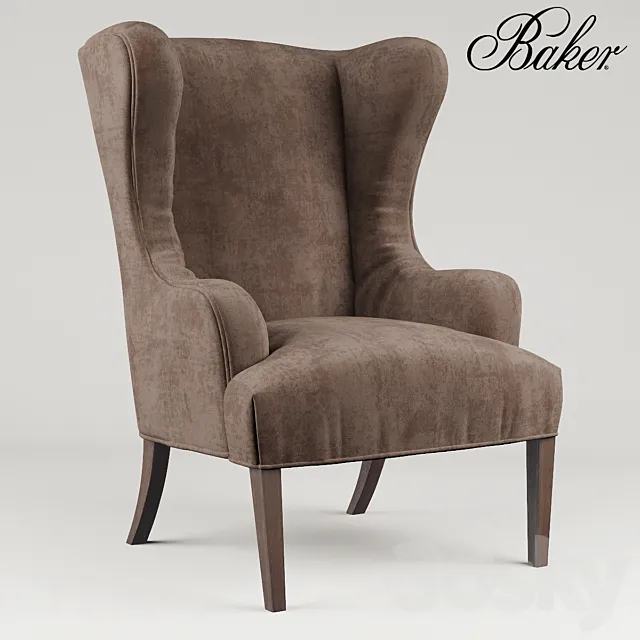 Baker Wing Chair 3DS Max Model