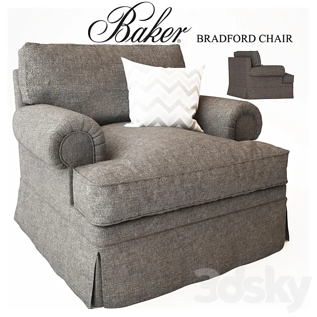 Baker_No. 6602C BRADFORD CHAIR 3ds Max