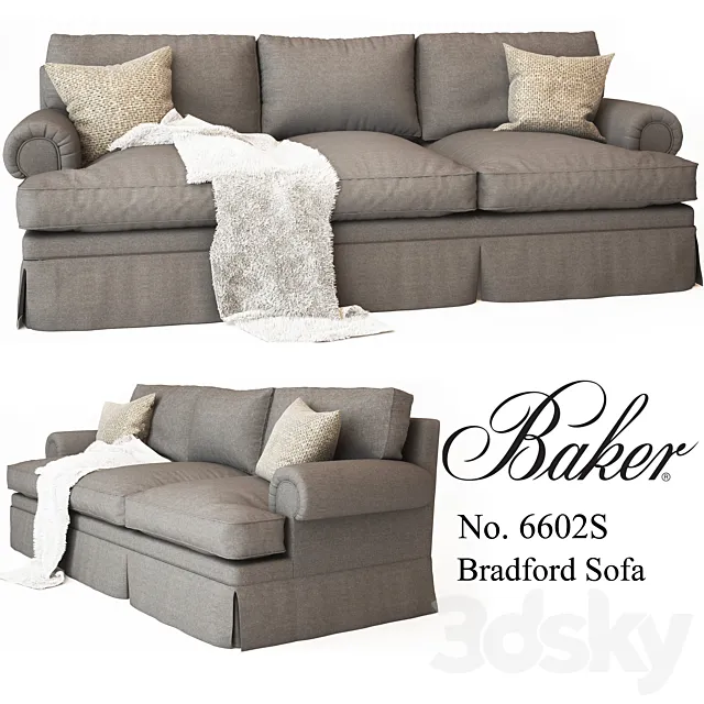 Baker_No. 6602S BRADFORD SOFA 3DS Max Model