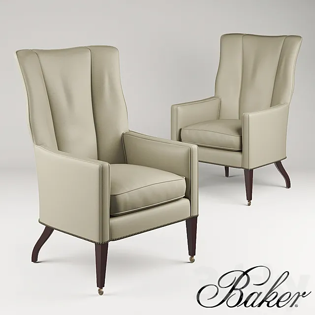 BakerArchetypeArmChair 3DS Max Model