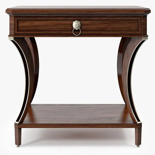 Bakerfurniture Lamp Table 3dsMax Model