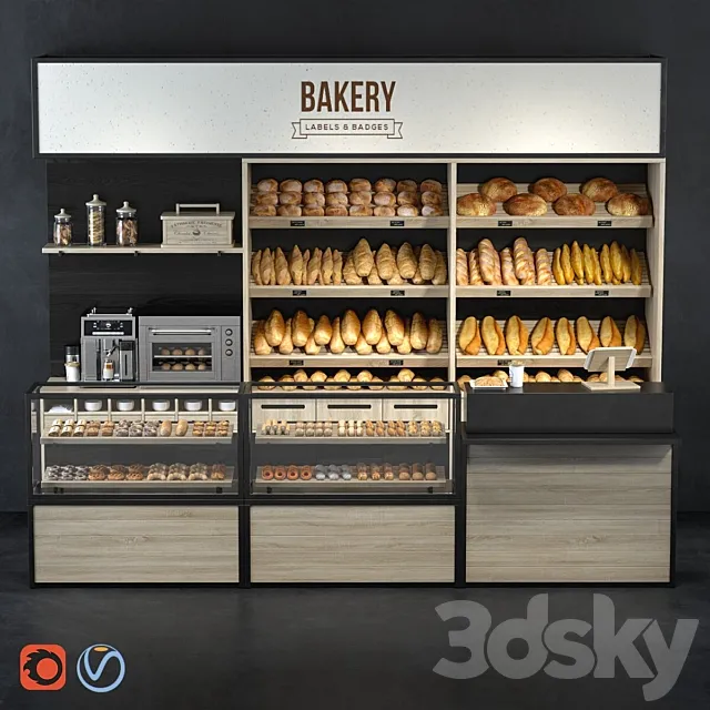 Bakery 3DS Max Model