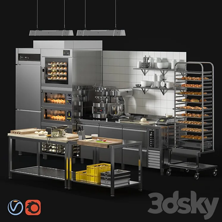 Bakery Equipment 3DS Max