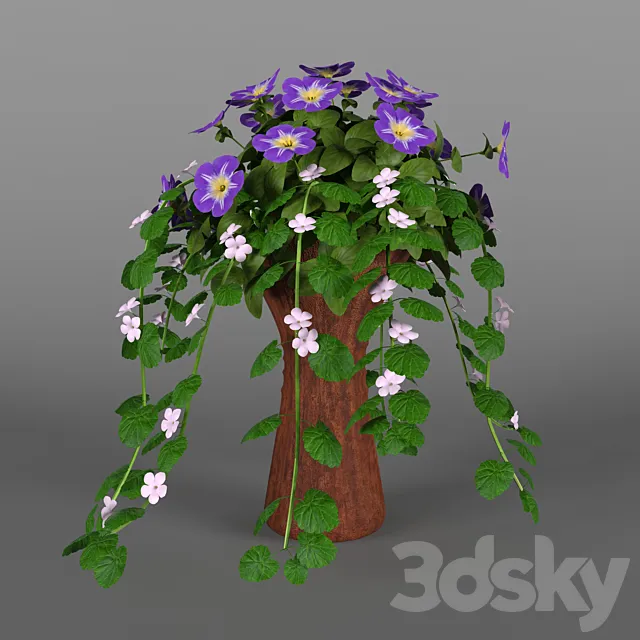 Bakop with petunia 3DS Max Model