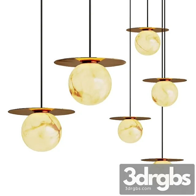 Ball pendant lamp marble orb 3dsmax Download