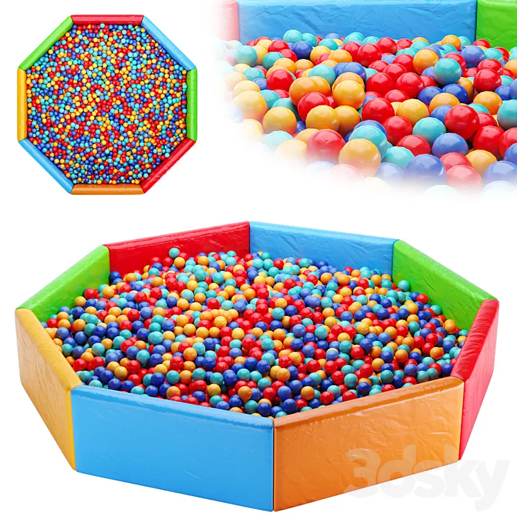 Ball pool 3DS Max