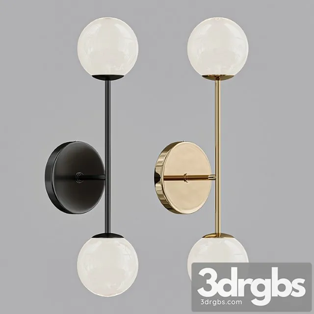 Ball Wall Sconce Light 02 3dsmax Download