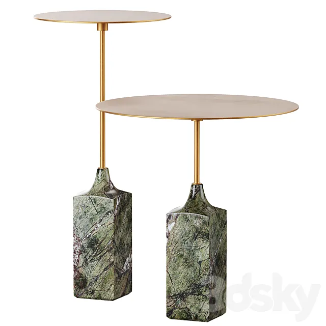 Ballam Side Tables by CB2 3DSMax File