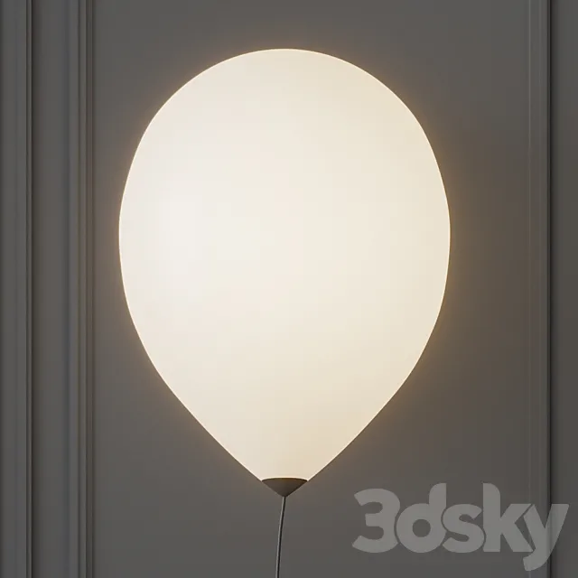 BALLOON Wall lamp By Estiluz 3ds Max