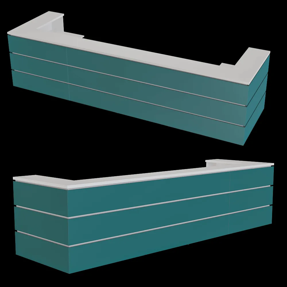 Balma – Reception desk Tresta 3ds Max