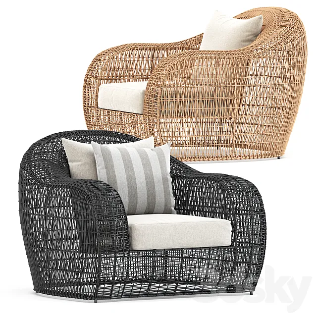 Balou Lounge Chair by Janusetcie 3DSMax File