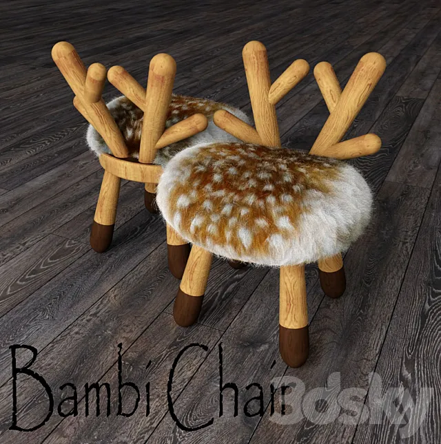 Bambi Chair 3DS Max Model