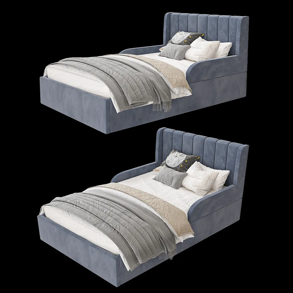 Bambini furniture – Bed 1 3ds Max