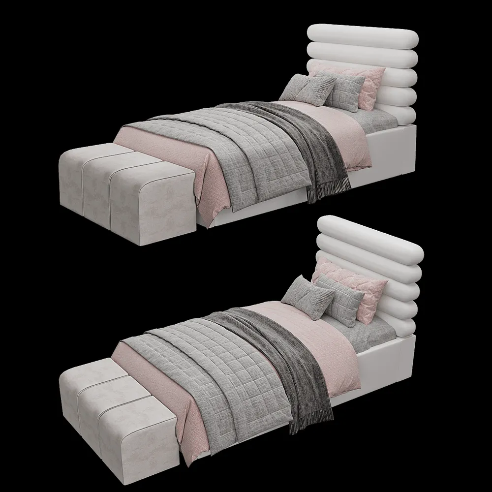Bambini furniture – Bed 2 3ds Max