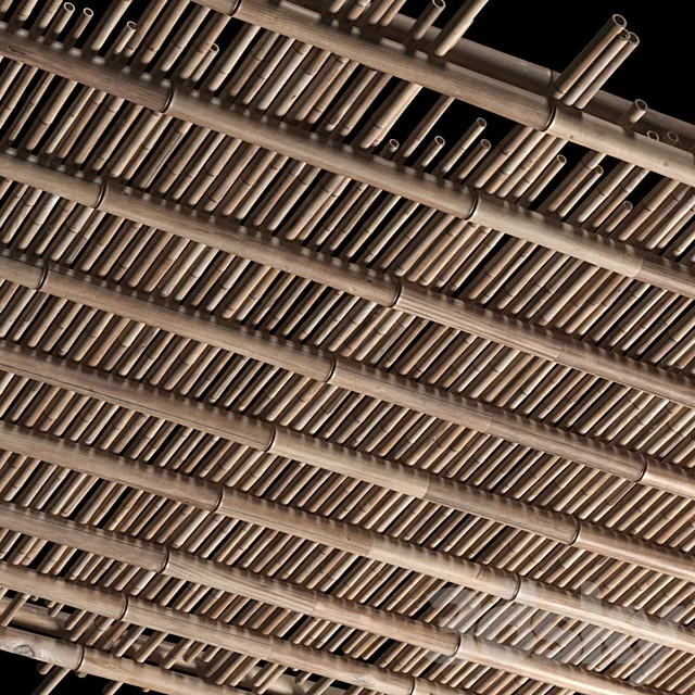 Bamboo ceiling 3DSMax File
