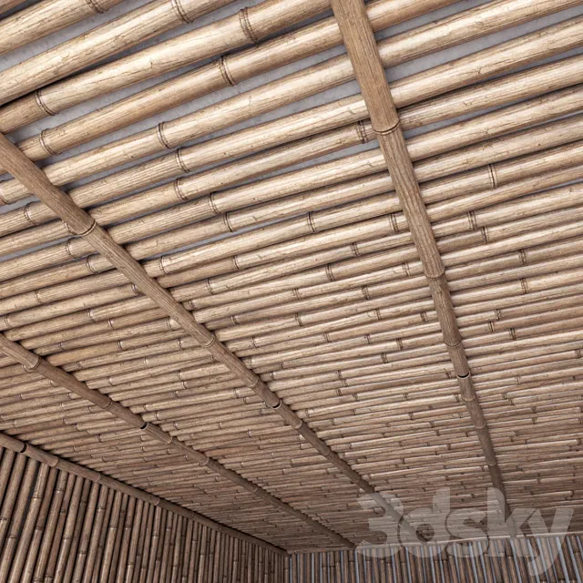 Bamboo ceiling _ Bamboo ceiling 3DSMax File