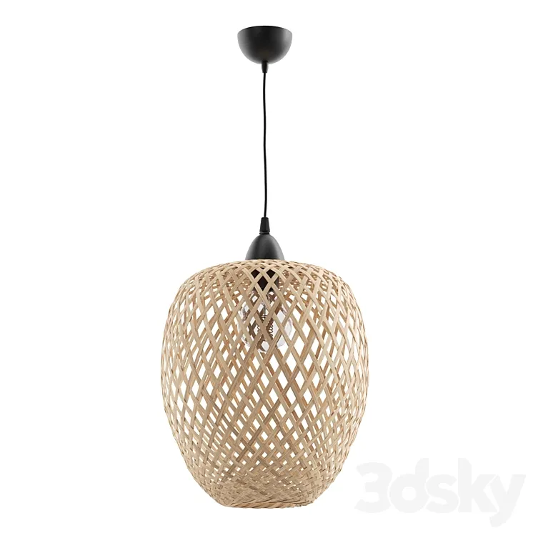 Bamboo Pendant Lamp Light Wood BOMU 3DS Max