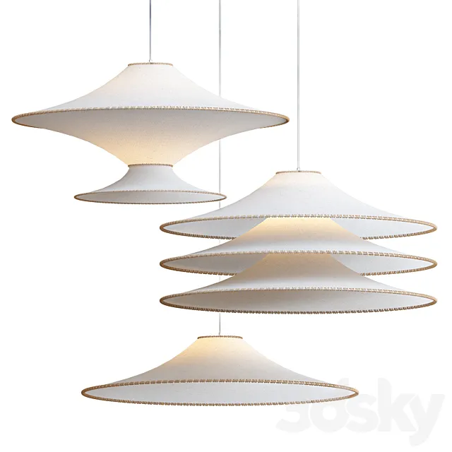 Bamboo Ss01 Pendant Light 3ds Max