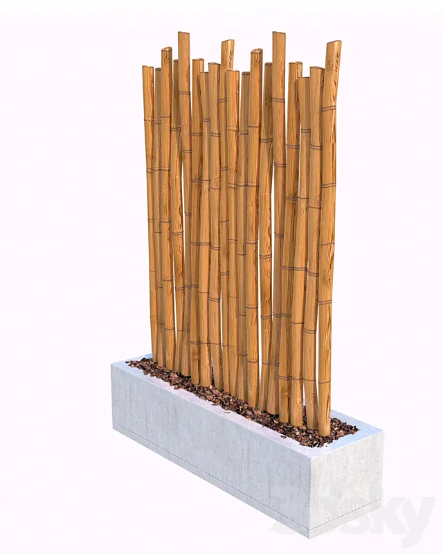 Bamboo Sticks 3DS Max Model