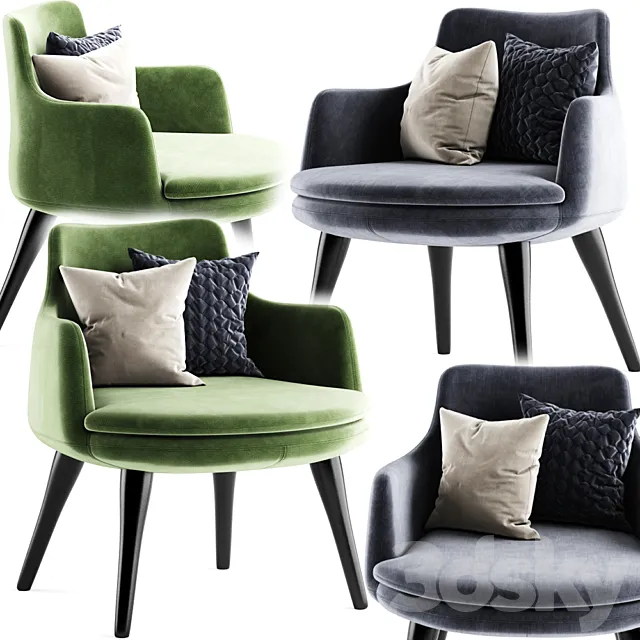 Ban armchair 3ds Max