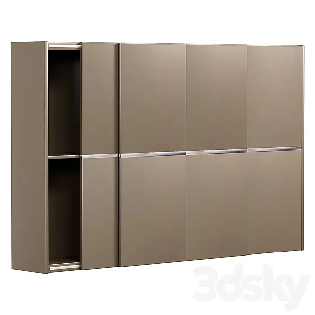 Bangkok wardrobe Cabinets from Poliform 3dsMax Model