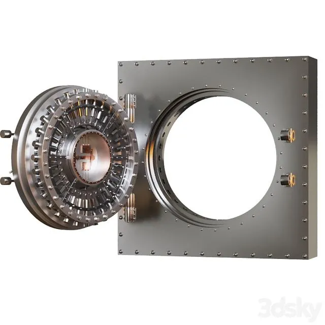Bank safe 3dsMax Model