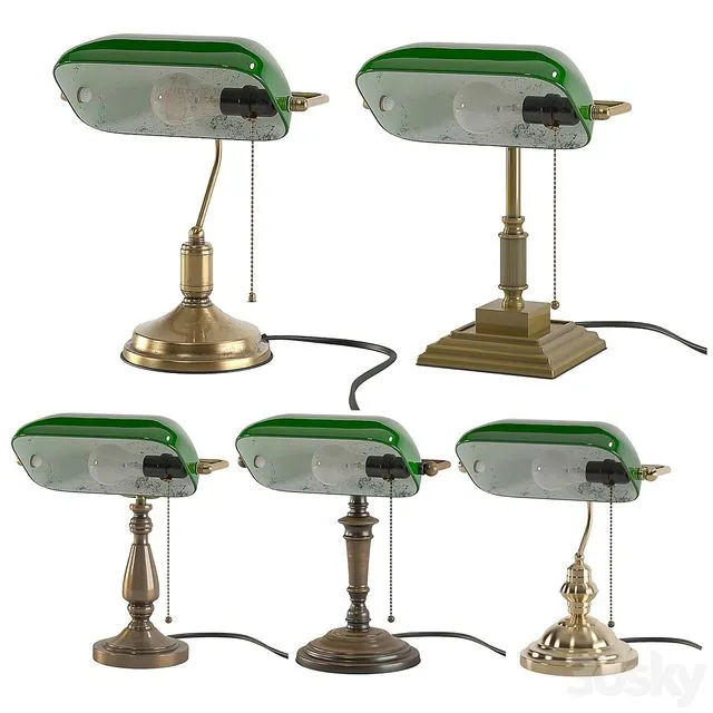 Bankers-Study-Light 3dsMax Model