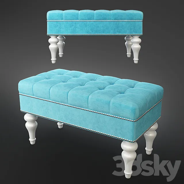 banquette Barletta 3ds Max