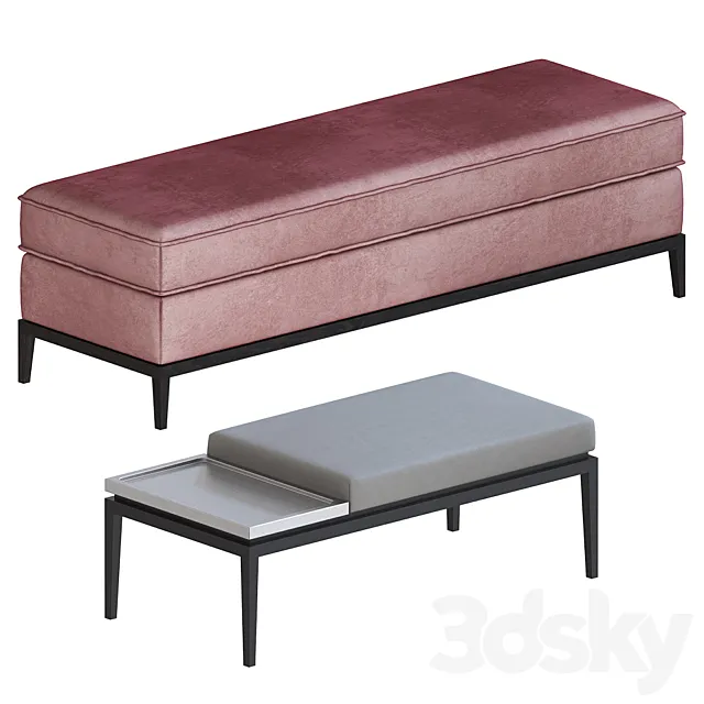 Banquettes Koza home “Fine” 3ds Max