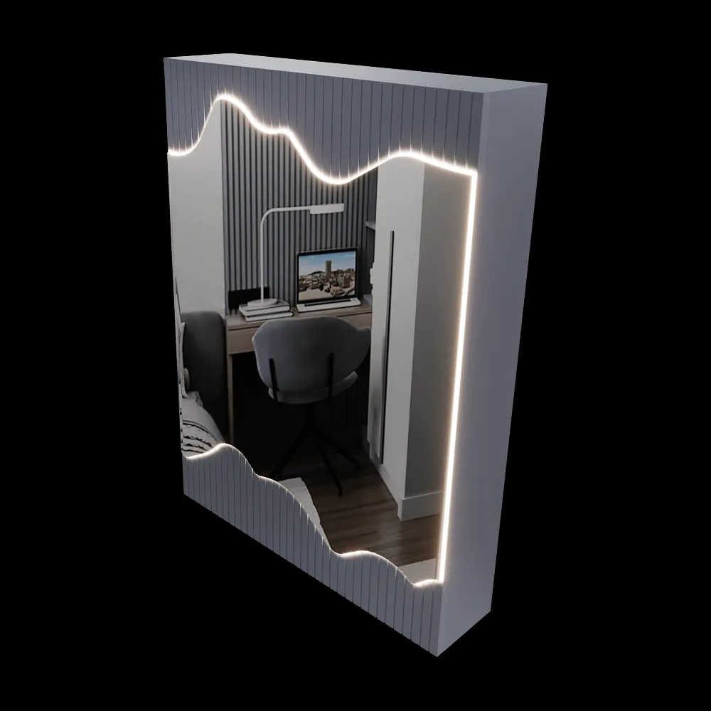 Banska  – Mirror cabinet with lighting Wave 3ds Max