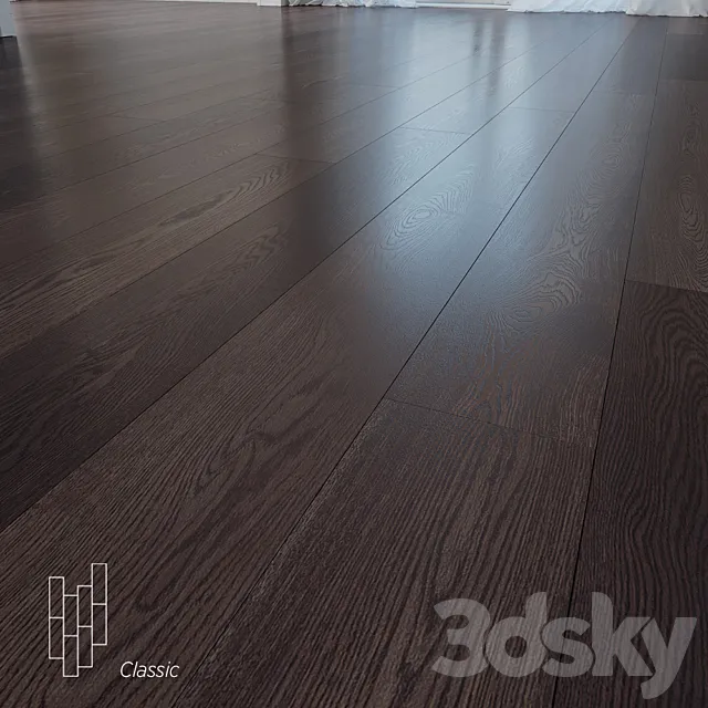 Banyor oak floor 3ds Max