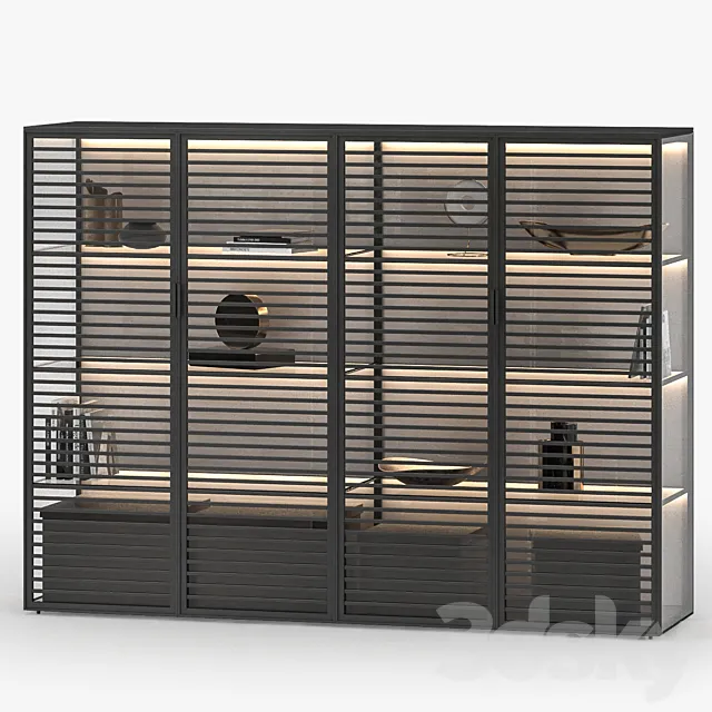 Bar cabinet (buffet) Alambra Rimadesio N4 3DS Max Model